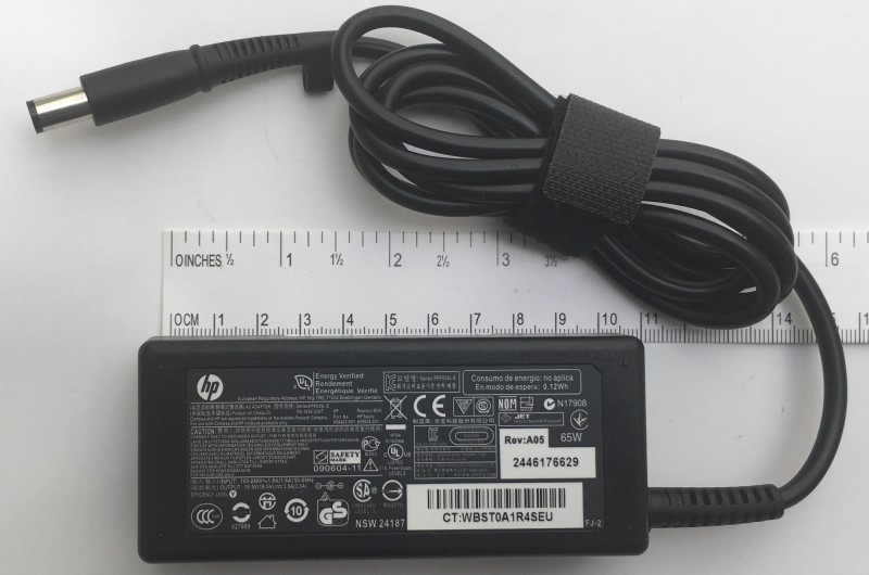 Cargador Original HP 18.5V, 3.5A, TIP 7.4*5.0, 65W