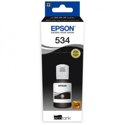 Botella de Tinta EPSON T534, Negro, Botella (T534120-AL)