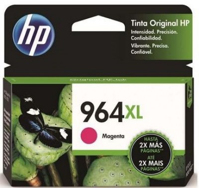 Tinta HP 964XL, 3JA55AL, Magenta - Alto Rendimiento
