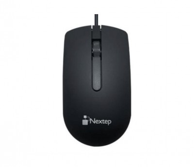 Mouse Nextep Alámbrico USB NE-414, 1000 dpi, Color Negro, 3 botones.