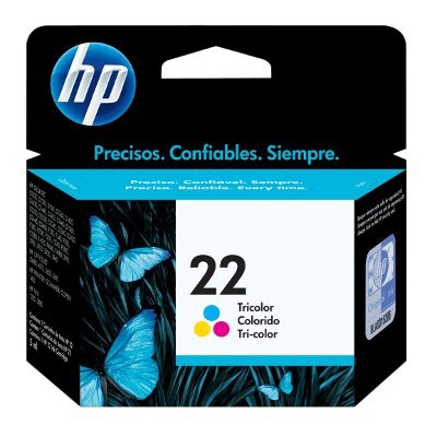 *Cartucho HP Num 22, Cian, Magenta, Amarillo C9352AL