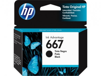 Cartucho HP 667, negro 3YM79AL