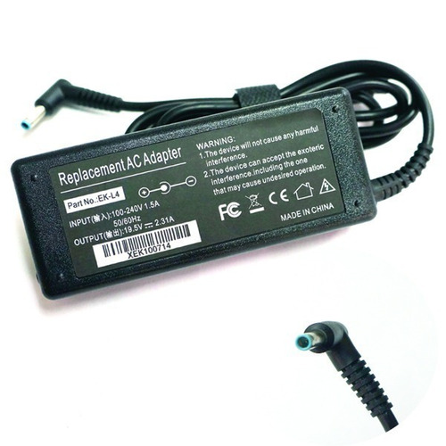 Cargador Compatible HP 19.5V 2.31A p.azul 45W