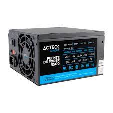 Fuente de Poder ACTECK R-500, Plata, 500 W