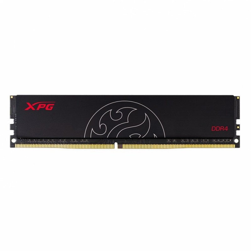 *MEMORIA RAM ADATA DDR4 UDIMM 8GB 2666MHZ XPG HUNTER FLAME NEGRO CL16 AX4U26668G16-SBHT