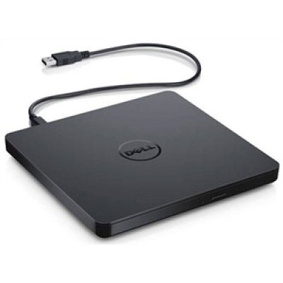 Unidad de DVD Externo DELL Unidad/Quemador, Negro, USB 2.0, DVD±RW ( 429-AAUQ)